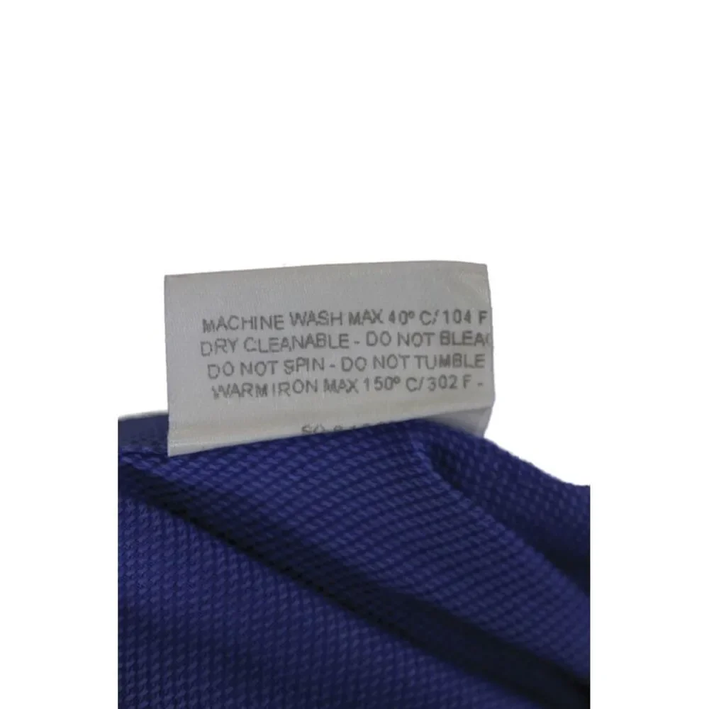 Gucci Mens Blue Dress Shirt 100% Cotton Collared Long Sleeve Size L